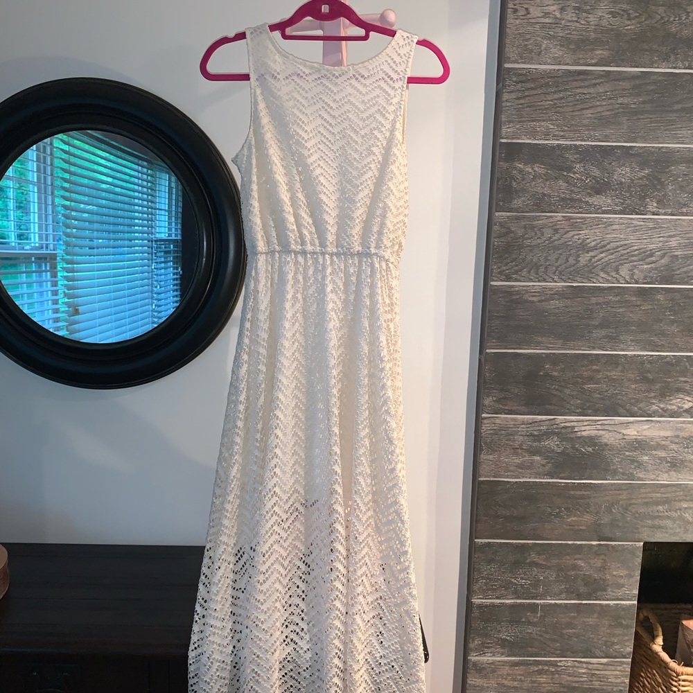 Cream color Maxi dress, size small